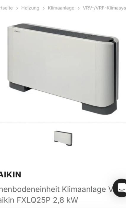 Daikin fankoiler FXLQ25P  i FXLQ32P5VEB — fotografija 1