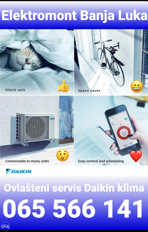 Klima Daikin Emura FTXJ+RXJ Elektromont 065 566 141 — fotografija 1