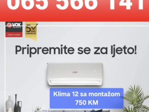 Klima 12 Vox obična sa montažom 750KM Banja Luka 065 566 141 — fotografija 1