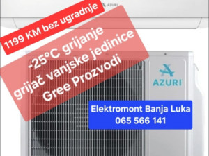Super AKCIJA -25C klima 18 INVERTER Azuri sa ugradnjom 1499 KM — fotografija 1