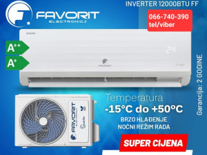 FAVORIT klima uređaj 12000BTU INVERTER FF — fotografija 1