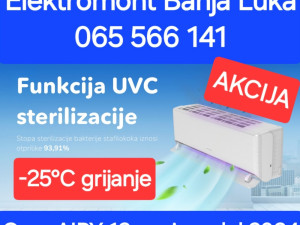Klima Gree 12 AIRY A+++ sa montažom 1800 KM Elektromont B.Luka — fotografija 1