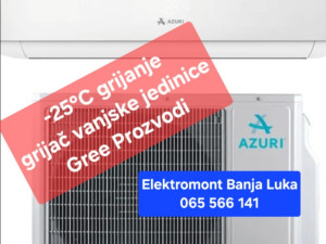 AKCIJA Gree klima INVERTER Azuri 18 ARIES-25 sa montažom 1799KM — fotografija 1