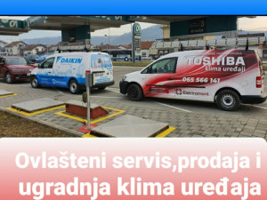 Klima INVERTER Daikin 12 SENSIRA sa ugradnjom 1999KM Elektromont — fotografija 1
