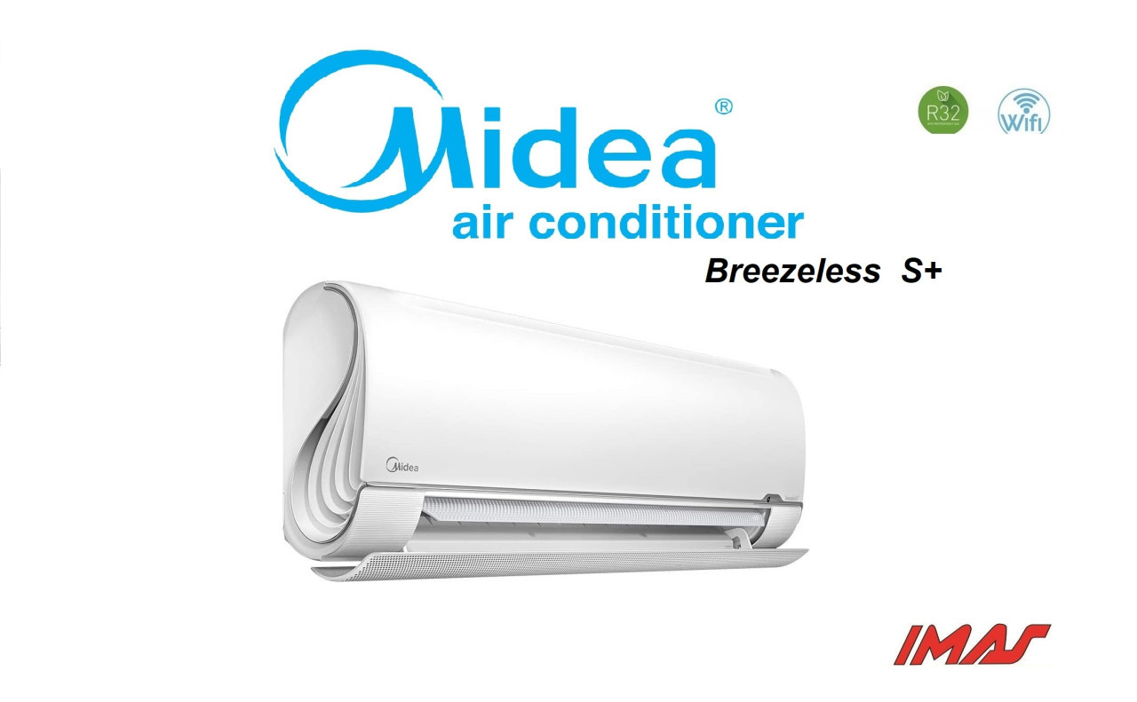 MIDEA KLIMA BREEZELESS S 3,5 KW  (unutrašnja+vanjska) — fotografija 1