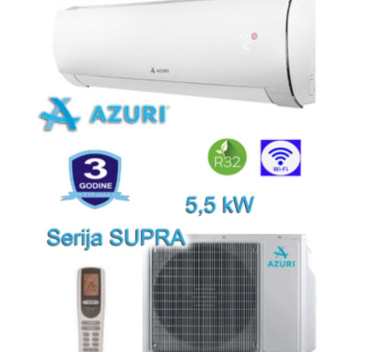 Klima Azuri SUPRA 18-ka AZI-WO50VG/I+AZI-WO50VG/O — fotografija 1