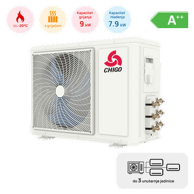 Multi split Chigo vanjska jedinica 7.9kW, -20 grijač, 3 izlaza — fotografija 1