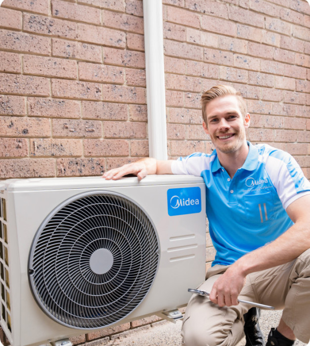 Klima midea mdv 12-18 inverter komplet s rukama i ugradnjom — fotografija 1