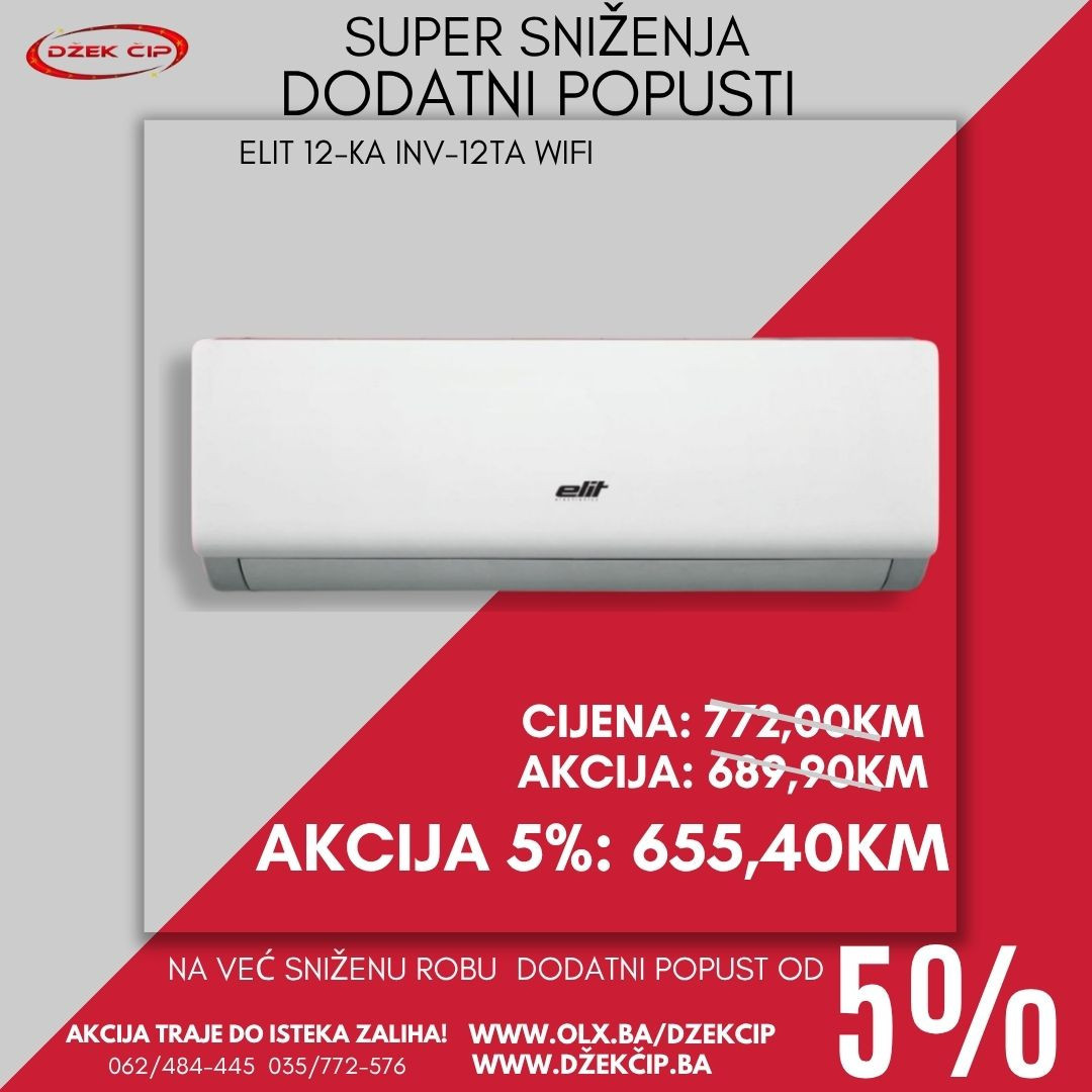 KLIMA UREĐAJI PO SUPER CIJENAMA OD 655,40KM — fotografija 1