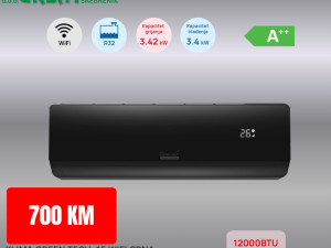 Klima Green Tech 12000BTU, 3.4kW, A++ — fotografija 1