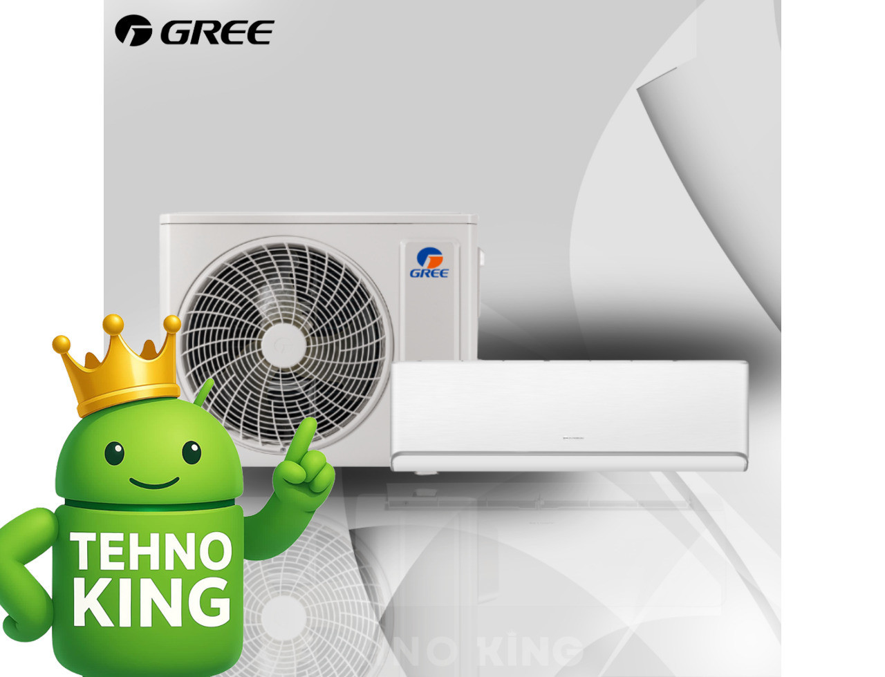 Gree Airy Inverter 18k Klima Uređaj (Bijela) — fotografija 1