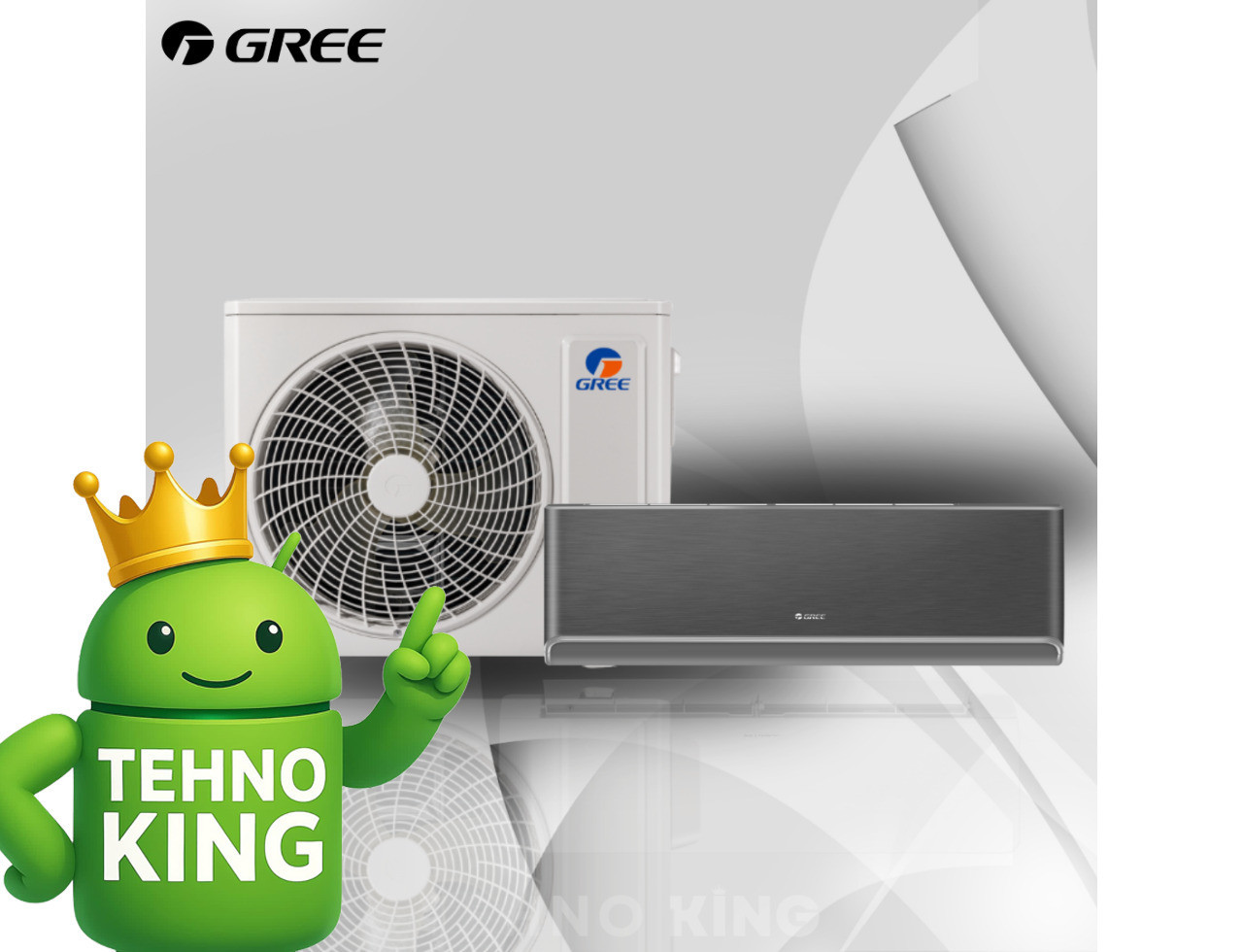 Gree Airy Inverter 12k Klima Uređaj (Crna) — fotografija 1