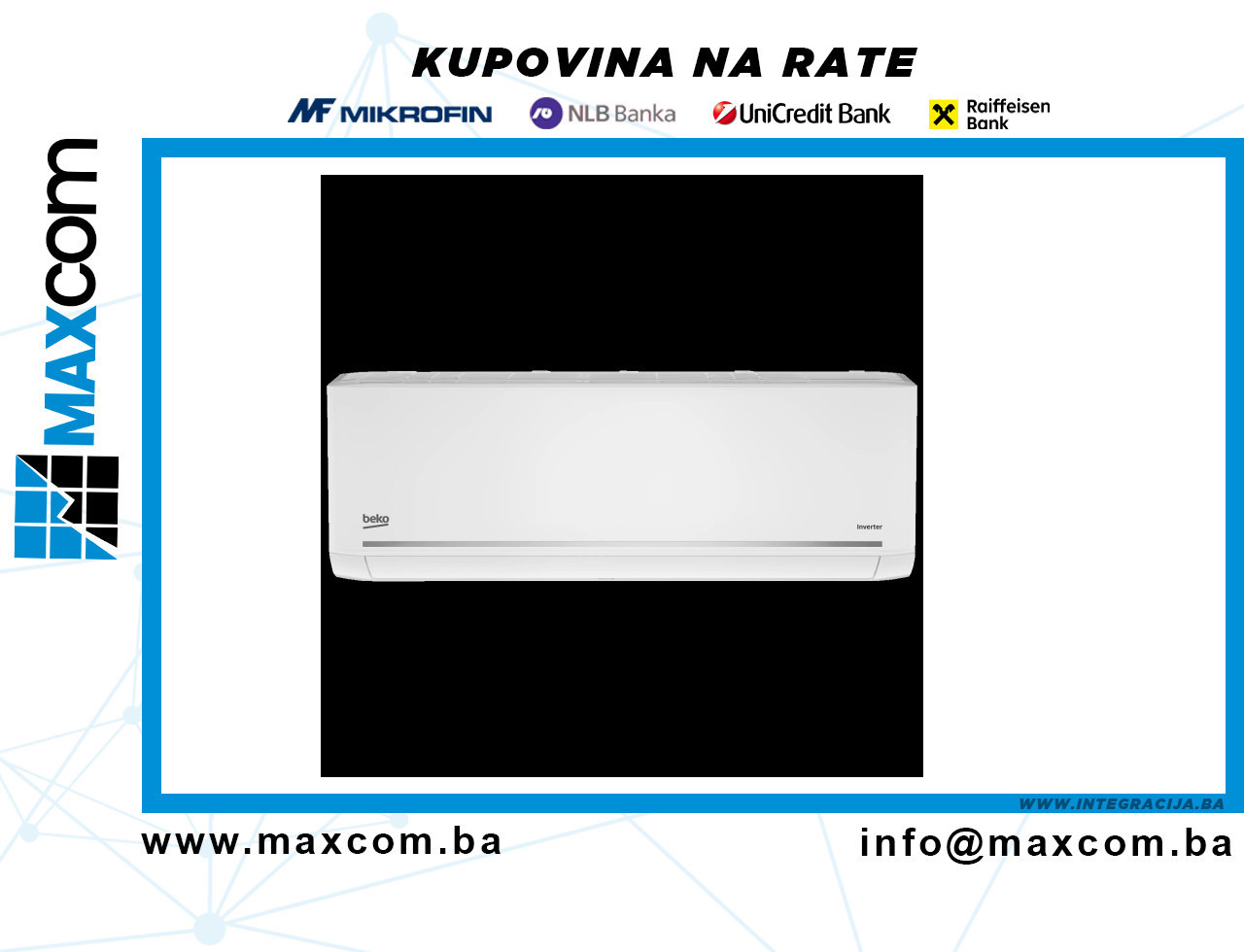 Beko Klima uređaj, 12000Btu, -20C, R32, Inverter, WiFi, AA - BEE — fotografija 1