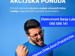 AKCIJA klima Gree 12 sa ugradnjom od 1200KM Elektromon Banja Luka — fotografija 1
