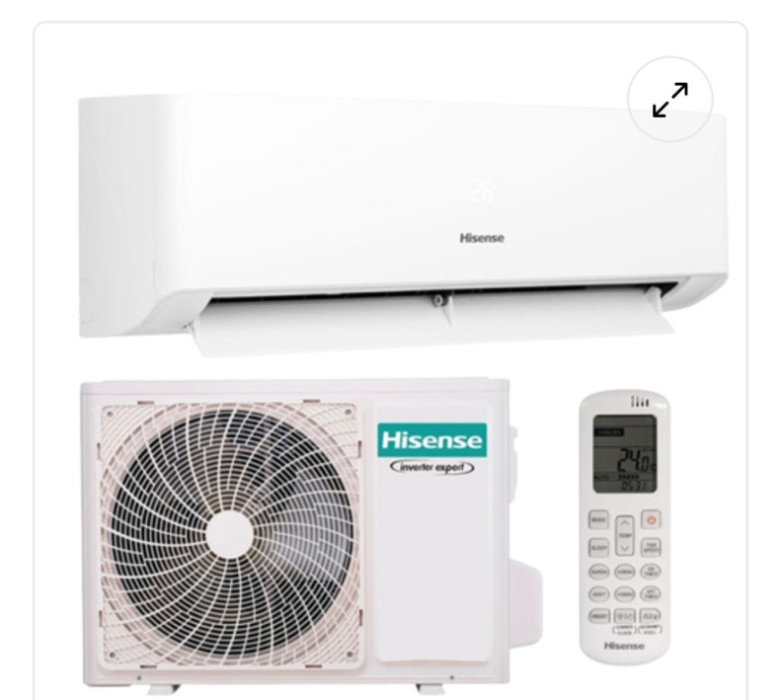 Hisense inverter klima 12 Expert Smart 3,4 kW, bijela — fotografija 1