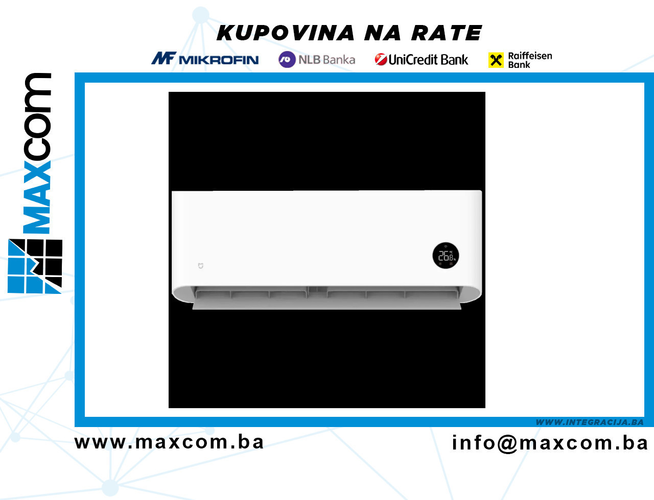 Xiaomi Klima uređaj, 12000Btu,  R32, Inverter, WiFi, AA - Mi Air — fotografija 1