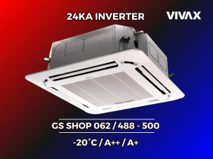 Klima VIVAX 24KA kasetna stropna AERI -20 A++ 24CC70AERI — fotografija 1