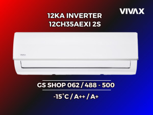 KLima VIVAX 12KA INVERTER -15 A++ 12CH35AEXI X DESIGN — fotografija 1