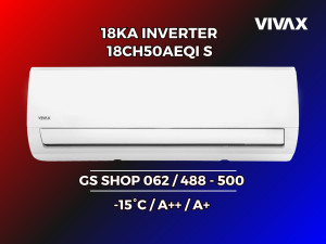 Klima VIVAX 18KA INVERTER -15 A++ 18CH50AEQI Q DESIGN — fotografija 1