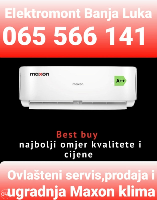 Maxon 12 comfort Midea -25C INVERTER Wi-Fi sa ugradnjom B.Luka — fotografija 1