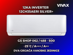 Klima VIVAX 12KA INVERTER -25 A+++ 12CH35AERI SILVER+ — fotografija 1