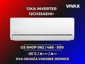 Klima VIVAX 12KA INVERTER -25 A+++ 12CH35AEHI+ — fotografija 1