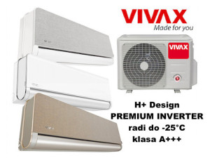 VIVAX 12 -25 klima uređaj ACP-12CH35AEHI R32 A+++ vanjski grijac — fotografija 1