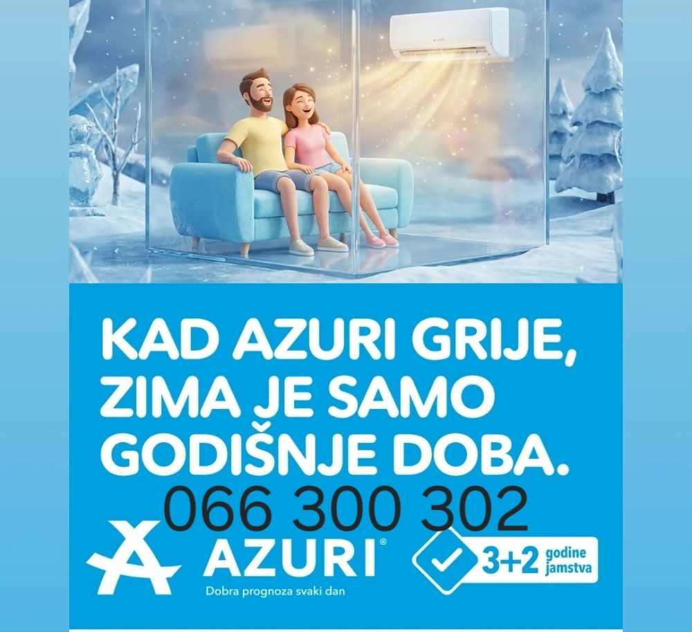 Azuri 5kw 18ka klima uredjaji -25 wifi,grijac kade inverter — fotografija 1