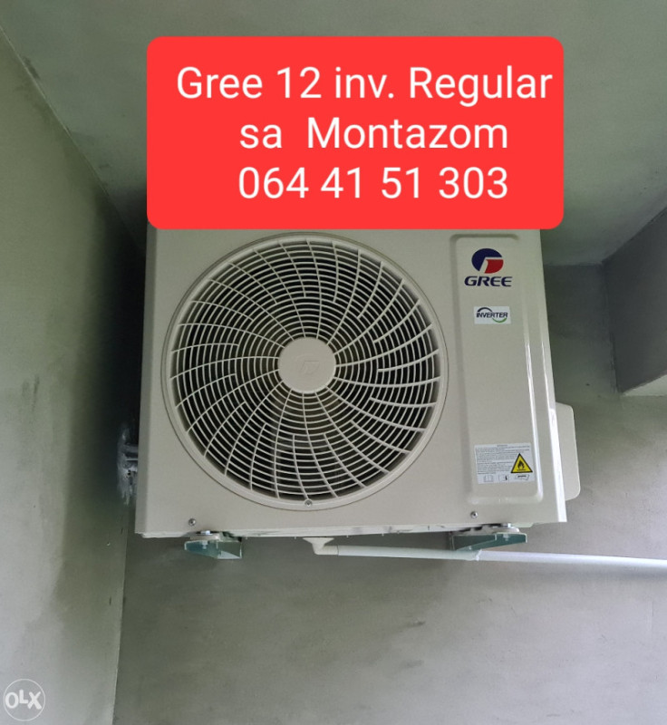 Gree Cosmo Regular 12 sa MONTAZOM ,Inverter wi fi do -25 — fotografija 1