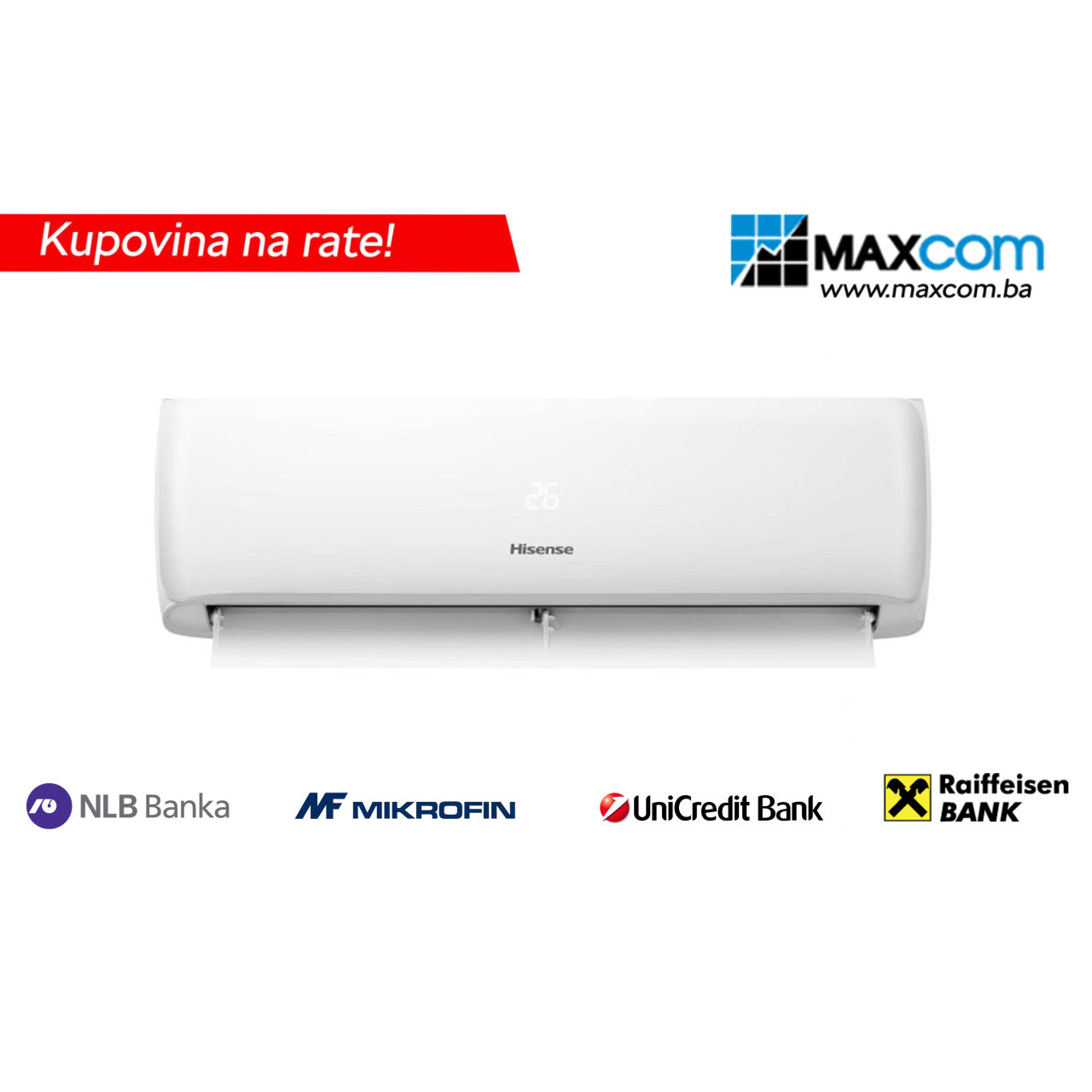 Hisense klima uređaj Wings Pro HiNano 12K Ugradnja klime — fotografija 1