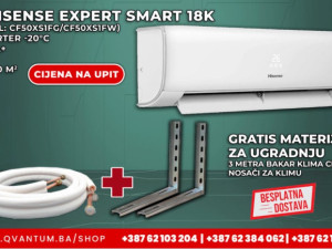 KLIMA HISENSE 18K EXPERT SMART -20 INVERTER DOSTAVA