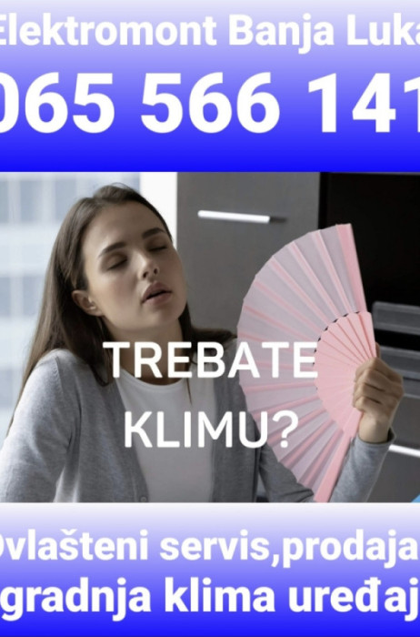 Klima uređaji sa montažom Elektromont Banja Luka 065 566 141 — fotografija 1