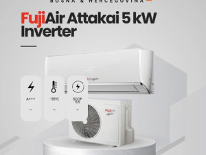 Inverter klima uređaji FujiAir Attakai 5,5 kW A+++, -35C Wifi — fotografija 1