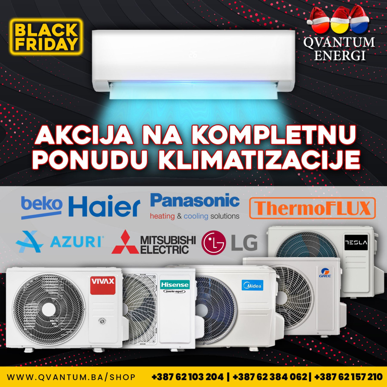 BLACK FRIDAY AKCIJA KLIME KLIMA DOSTAVA I MATERIJAL — fotografija 1