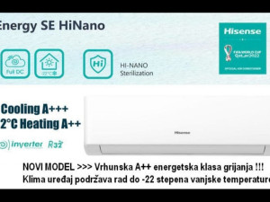 Klima 12 inverter hisense se hi nano — fotografija 1