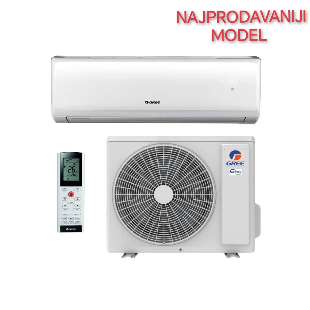 KLIMA INVERTER 12 GREE COSMO 12K R32 Regular GWH12AWCXB — fotografija 1