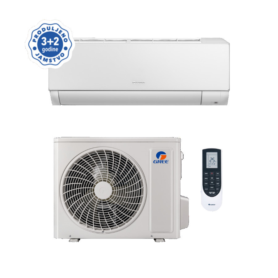 Gree S-Cool GWH12APAXE 12ka Inverter, 3.5 kW, R32, Wi-Fi, -30C — fotografija 1
