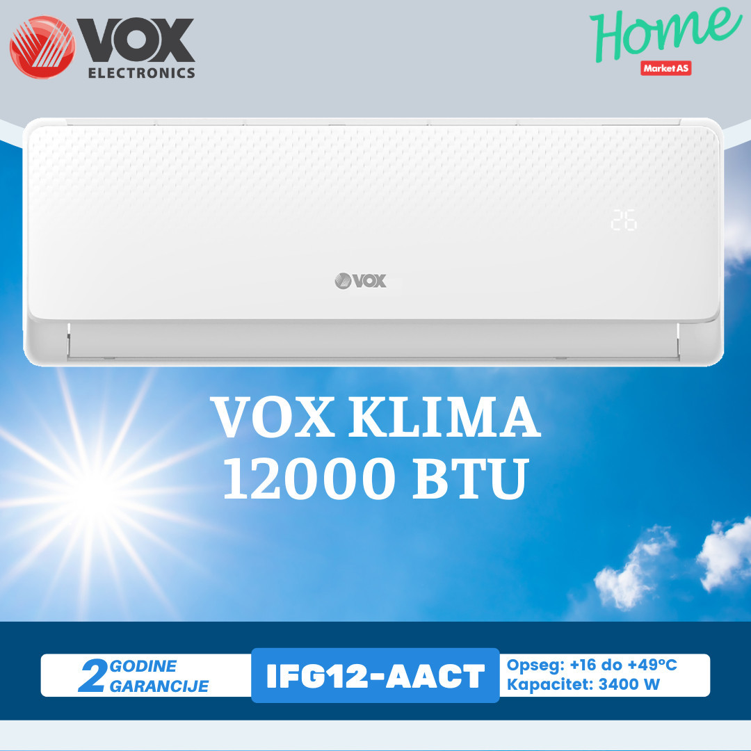 AKCIJA! VOX KLIMA 12.000 BTU — fotografija 1