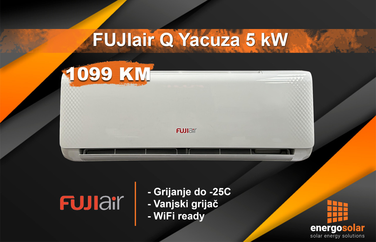 Klima uređaj FUJIAir Q YACUZA Inverter 5 kW -25C — fotografija 1