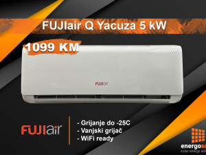 Klima uređaj FUJIAir Q YACUZA Inverter 5 kW -25C