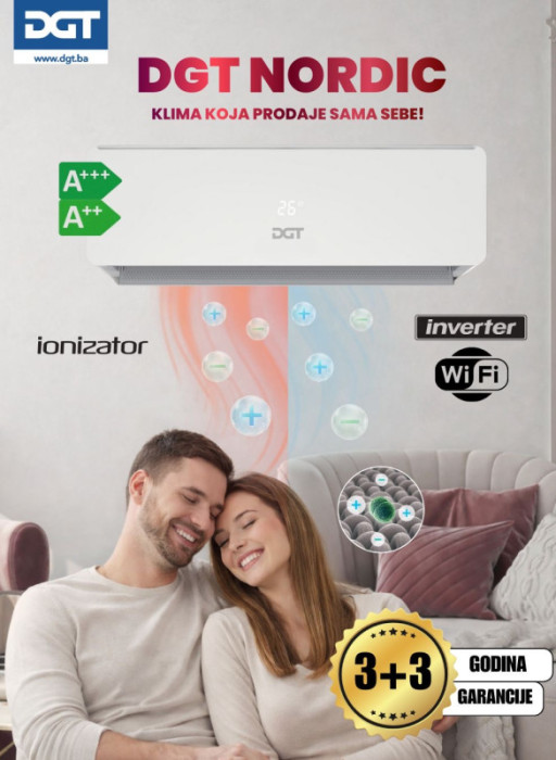DGT Nordic inverter klima — fotografija 1