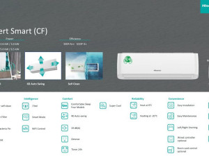 HISENSE 18 INVERTER WIFI EXPET SMART -22 10 GOD — fotografija 1