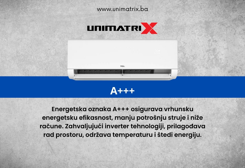 Klima TCL TAC-12CHSD/UG11V3AH 12K Inverter Wi-Fi Vanjski Grijač — fotografija 1