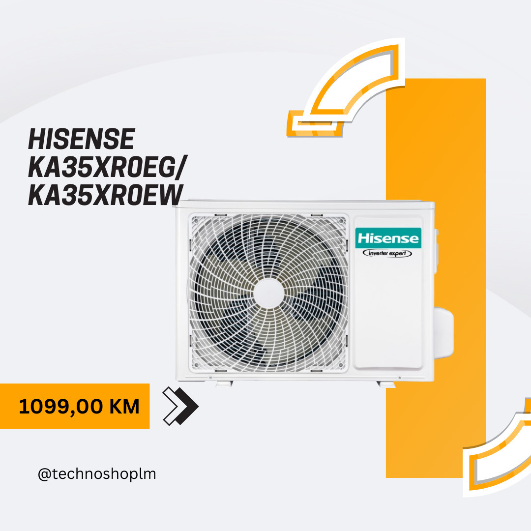Klima Hisense KA35XR0EG/KA35XR0EW 3.5kW WiFi — fotografija 1