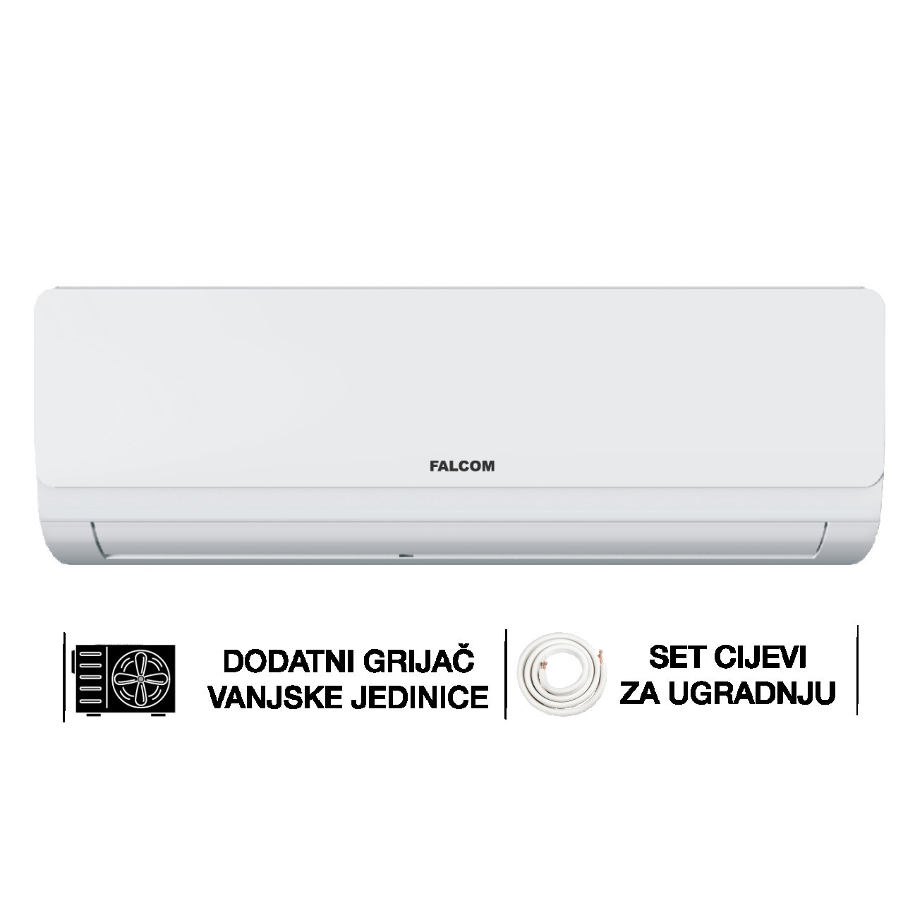 Falcom Klima uređaj, 18000Btu, Cijevi,Inverter, Defrost, WiFi, A+ — fotografija 1