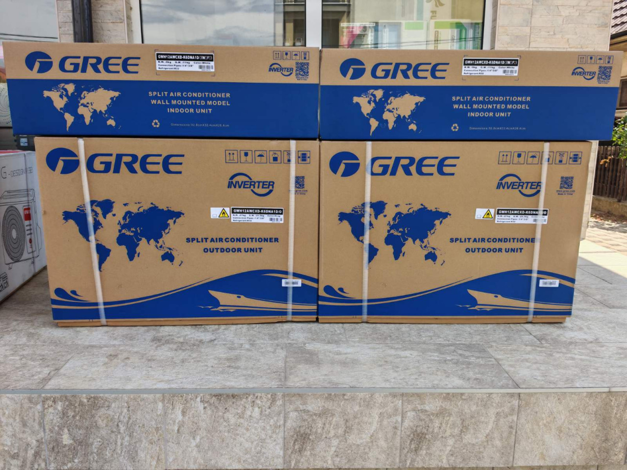 Klima GREE REGULAR 12-ka WIFI sa grijacem vanjske d0 -25 — fotografija 1