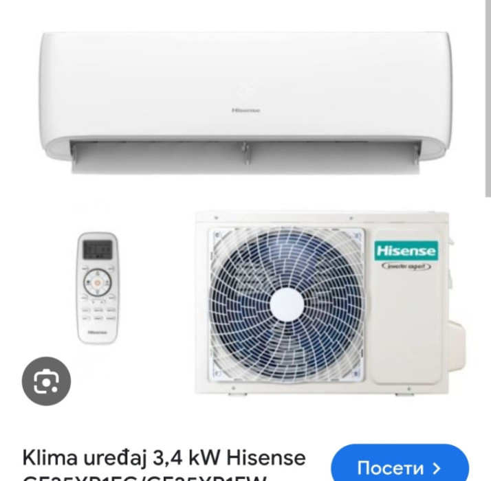 Hisense 12-ka INVERTER -20 WiFi  klima 12 12k cf35 sifra 3175 — fotografija 1