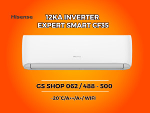 Klima Hisense 12 KA INVERTER -20 / WIFI EXPERT SMART — fotografija 1