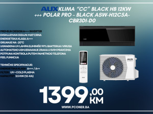 AUX KLIMA INVERTER 12K ASW-H12C5A4 "CC" POLAR PRO
