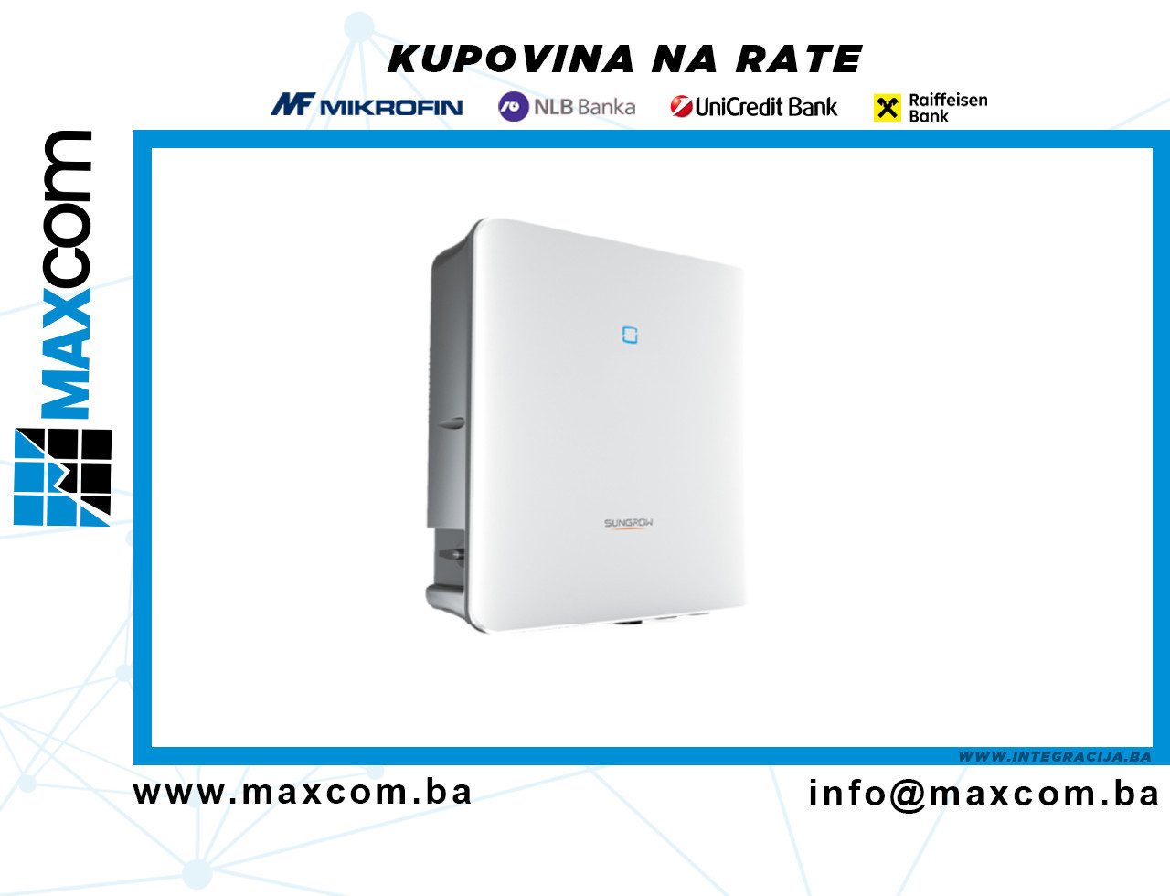 Inverter SunGrow 10kW  trofazni hibridni — fotografija 1